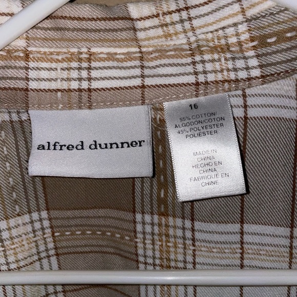 Alfred dunner long sleeve flannel - Picture 3 of 3
